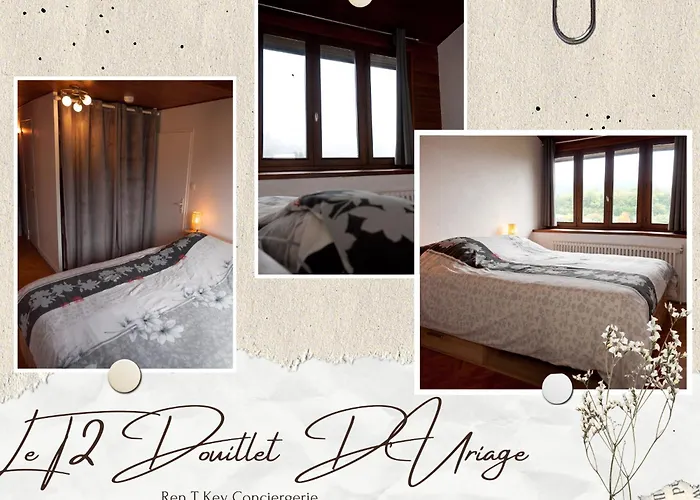 Le T2 Douillet D\'Uriage - Residence Le Louvre - Cure Thermale Uriage- Proche Chamrousse - Jusqu\'A 3 Personnes - Region Agreable En Toute Saison