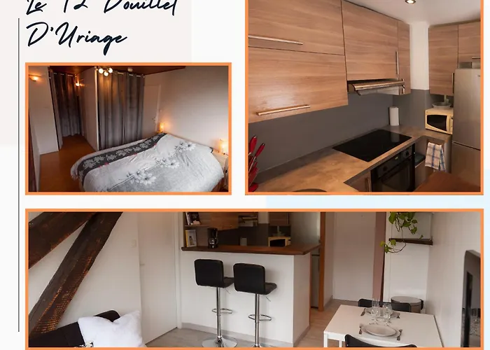 Le T2 Douillet D\'Uriage - Residence Le Louvre - Cure Thermale Uriage- Proche Chamrousse - Jusqu\'A 3 Personnes - Region Agreable En Toute Saison