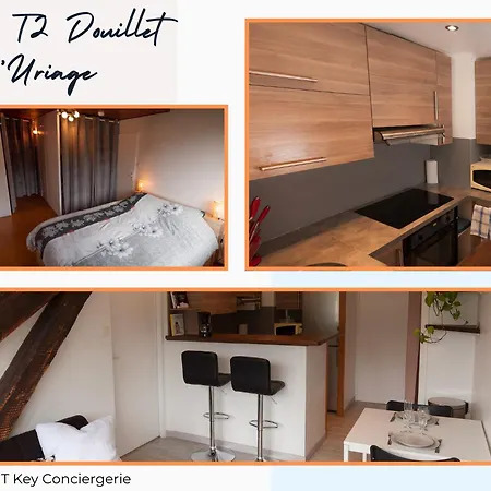 Le T2 Douillet D'Uriage - Residence Le Louvre - Cure Thermale Uriage- Proche Chamrousse - Jusqu'A 3 Personnes - Region Agreable En Toute Saison Vaulnaveys-le-Haut Exterior foto